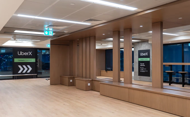 New lounge for Uber and Careem passengers