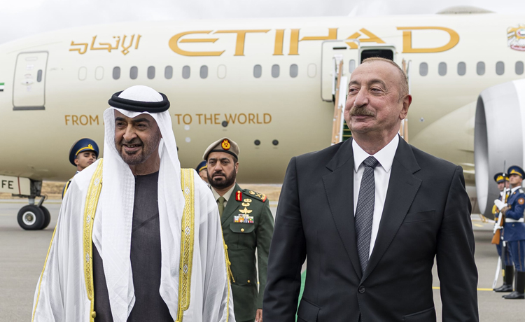 UAE President arrives in Azerbaijan